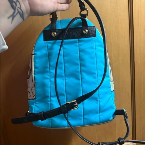 Dolce & Gabbana Year of the pig nylon Beige and Blue Cartoon Backpack main image 11